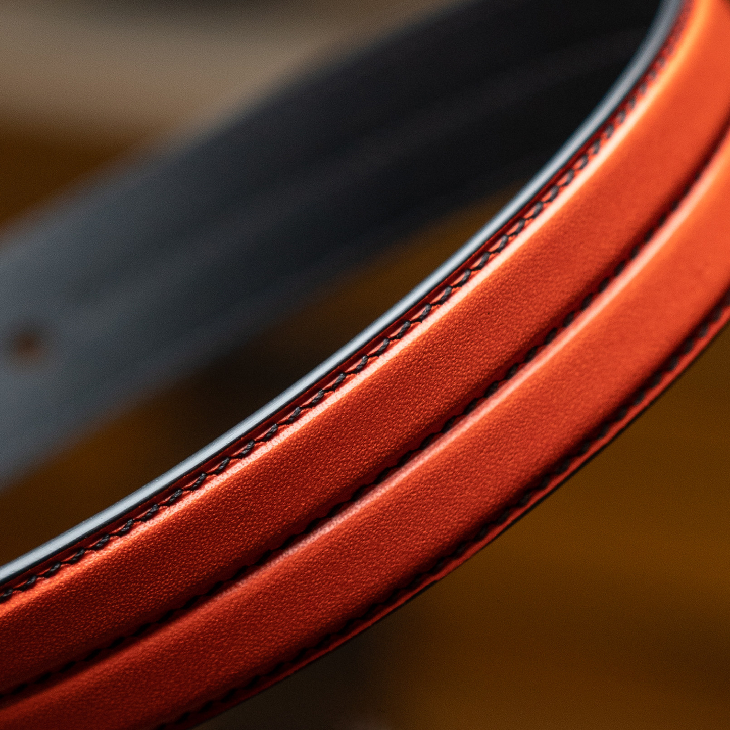 TGinger Heritage · Calf Leather Collar — Lava