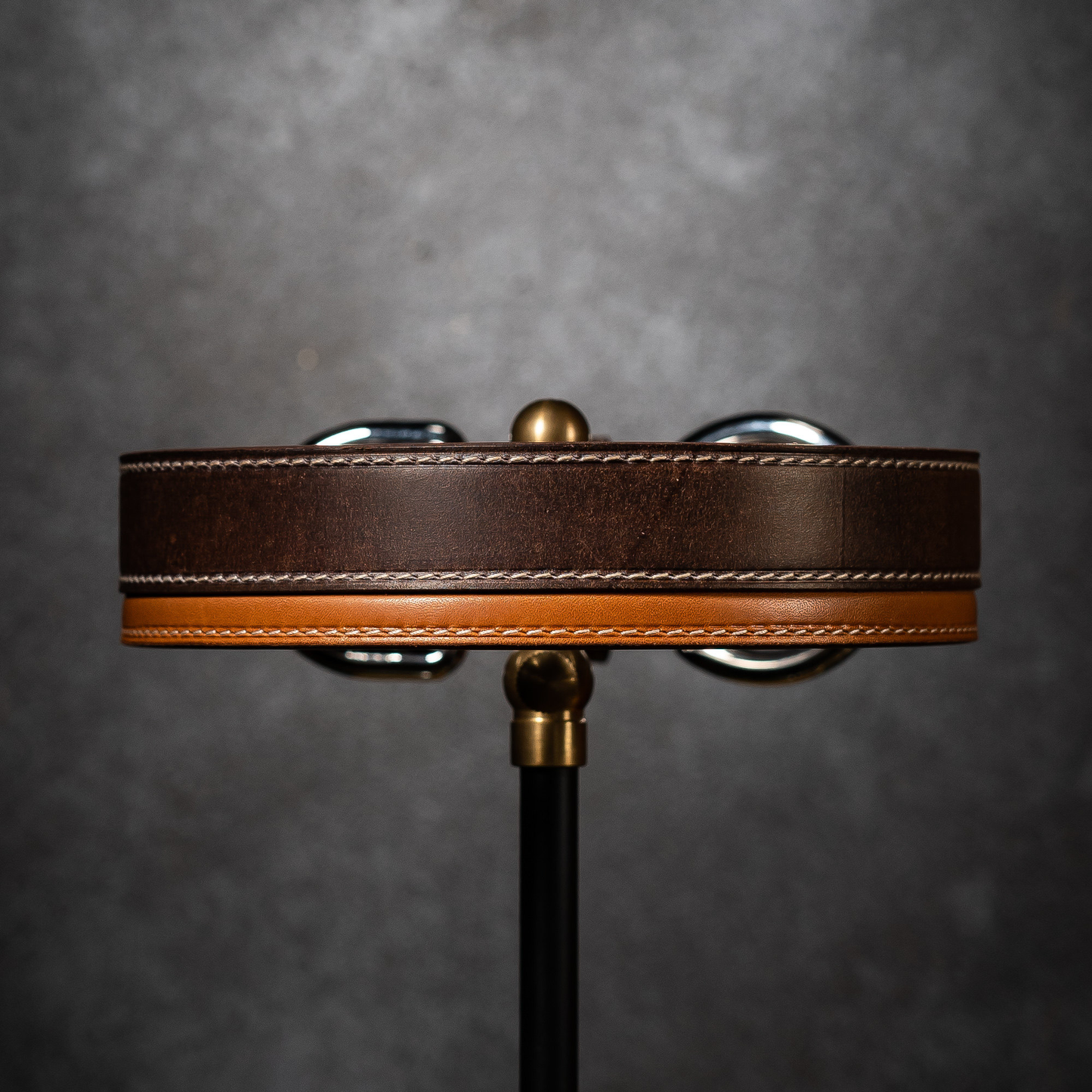 TGinger Heritage · Calf Leather Collar — Deep Brown