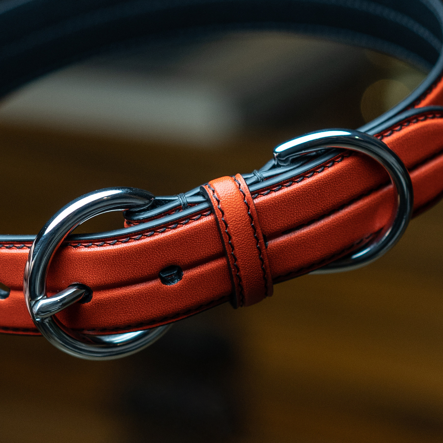 TGinger Heritage · Calf Leather Collar — Lava