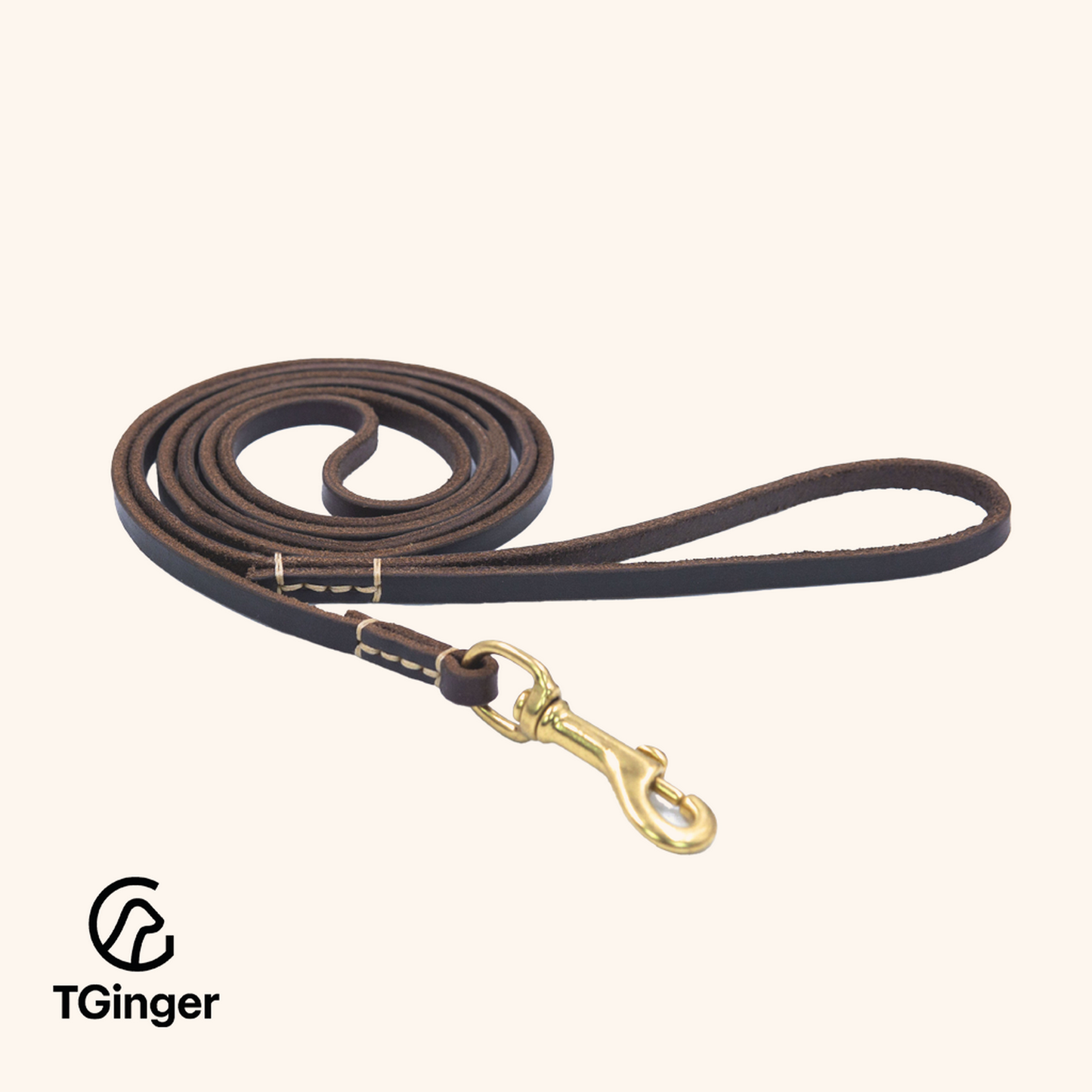 TGinger Classic · Lightweight Leather Leash