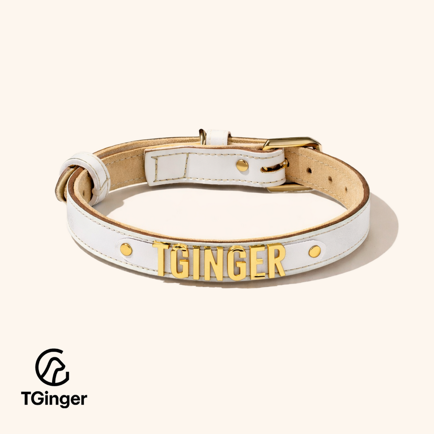 TGinger Heritage · Calf Leather Collar — Insignia