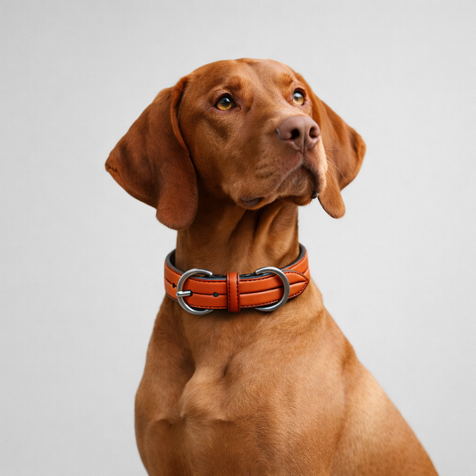 TGinger Heritage · Calf Leather Collar — Lava